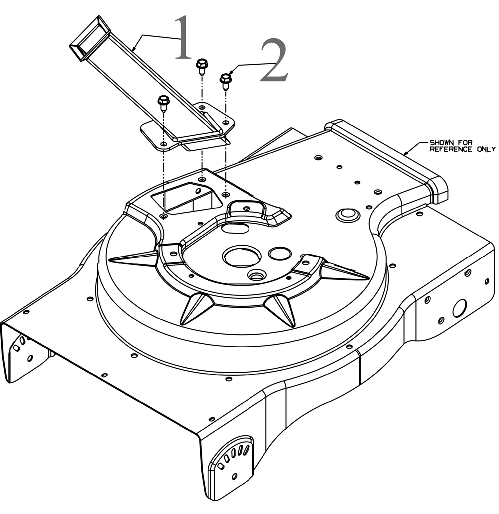 Chipper Chute Diagram and Parts List for CSV050 (24B05MP710)(2019) Cub Cadet Chipper Shredder